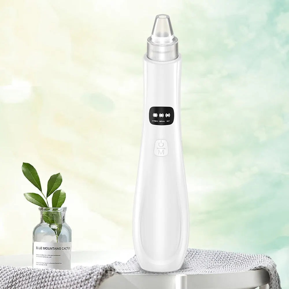 Virelia™ PurePore Vacuum-Dispositivo de limpieza facial con 3 modos de succión para eliminar puntos negros, células muertas e impurezas de la piel.
