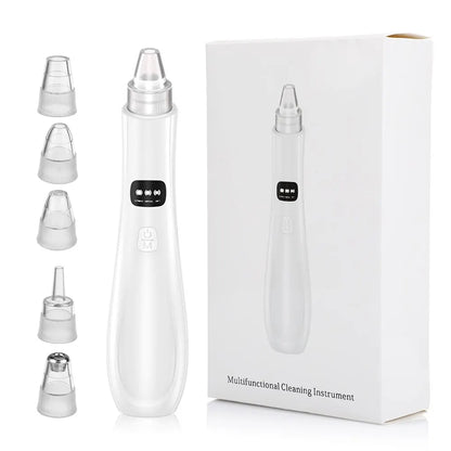 Virelia™ PurePore Vacuum-Dispositivo de limpieza facial con 3 modos de succión para eliminar puntos negros, células muertas e impurezas de la piel.